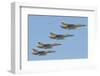 Royal Moroccan Air Force Mirage F1 Planes Flying Above Morocco-Stocktrek Images-Framed Photographic Print