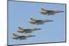 Royal Moroccan Air Force Mirage F1 Planes Flying Above Morocco-Stocktrek Images-Mounted Photographic Print