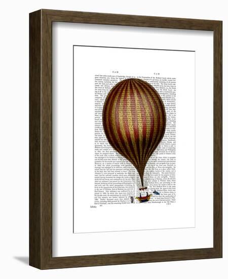 Royal Nassau Balloon Hot Air Balloon-Fab Funky-Framed Art Print