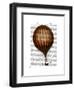 Royal Nassau Balloon Hot Air Balloon-Fab Funky-Framed Art Print