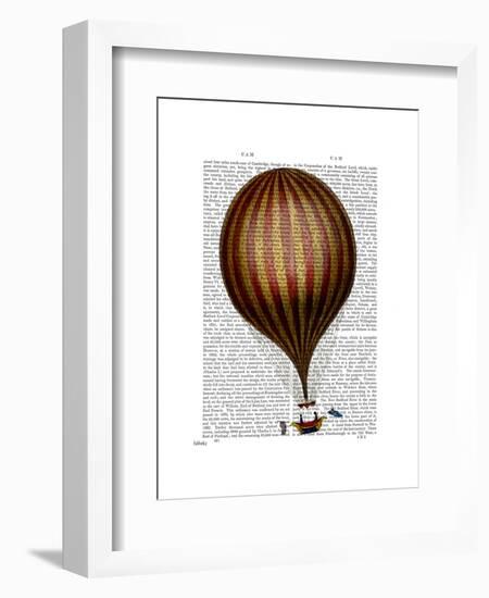 Royal Nassau Balloon Hot Air Balloon-Fab Funky-Framed Art Print