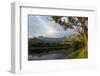 Royal Natal National Park with a view of the Amphitheatre. KwaZulu Natal. South Africa.-Roger De La Harpe-Framed Photographic Print