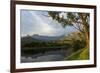Royal Natal National Park with a view of the Amphitheatre. KwaZulu Natal. South Africa.-Roger De La Harpe-Framed Photographic Print