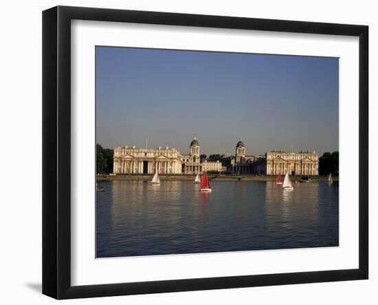 Royal Naval College, Greenwich, Unesco World Heritage Site, London, England, United Kingdom-Charles Bowman-Framed Photographic Print