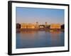 Royal Naval College on the River Thames, Greenwich, London, England, UK-John Miller-Framed Photographic Print
