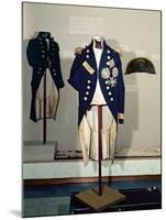 Royal Naval Uniform Worn by Nelson at the Battle of Trafalgar in 1805-null-Mounted Giclee Print