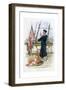 Royal Navy Sailor Signalling, C1890-C1893-William Christian Symons-Framed Giclee Print