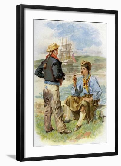 Royal Navy Sailors, 18th Century (C1890-C189)-null-Framed Giclee Print