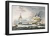 Royal Navy Ships Off Cape of Good Hope-null-Framed Giclee Print