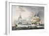 Royal Navy Ships Off Cape of Good Hope-null-Framed Giclee Print