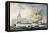 Royal Navy Ships Off Cape of Good Hope-null-Framed Stretched Canvas