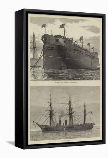 Royal Navy Ships-null-Framed Stretched Canvas