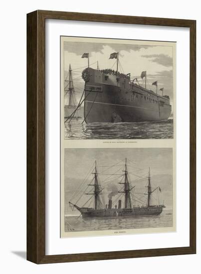 Royal Navy Ships-null-Framed Giclee Print