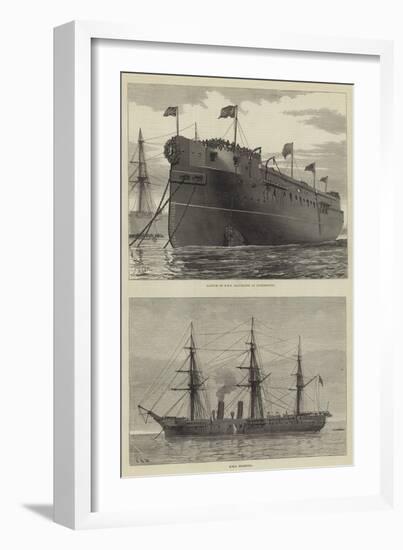 Royal Navy Ships-null-Framed Giclee Print