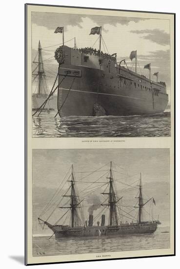 Royal Navy Ships-null-Mounted Giclee Print