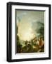 Royal Neapolitan Troops at Vesuvius-Louis Nicolas Lemasle-Framed Giclee Print