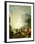 Royal Neapolitan Troops at Vesuvius-Louis Nicolas Lemasle-Framed Giclee Print