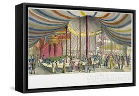 Royal Opening of London Bridge, 1831-JH Fairholt-Framed Stretched Canvas