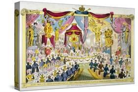 Royal Opening of London Bridge, 1831-null-Stretched Canvas