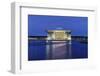 Royal Opera, Dusk, Copenhagen, Denmark, Scandinavia-Axel Schmies-Framed Photographic Print