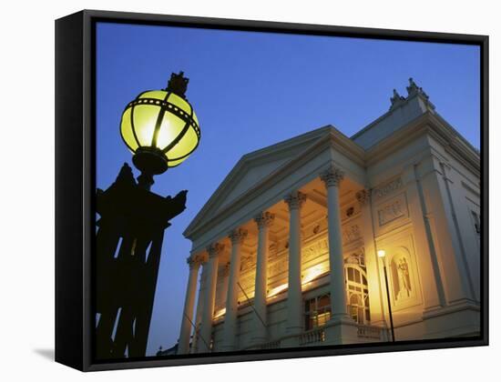 Royal Opera House Illuminated at Dusk, Covent Garden, London, England, United Kingdom, Europe-Tomlinson Ruth-Framed Stretched Canvas