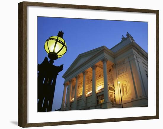 Royal Opera House Illuminated at Dusk, Covent Garden, London, England, United Kingdom, Europe-Tomlinson Ruth-Framed Photographic Print