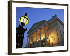 Royal Opera House Illuminated at Dusk, Covent Garden, London, England, United Kingdom, Europe-Tomlinson Ruth-Framed Photographic Print