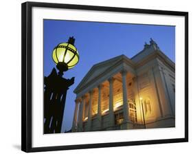 Royal Opera House Illuminated at Dusk, Covent Garden, London, England, United Kingdom, Europe-Tomlinson Ruth-Framed Photographic Print