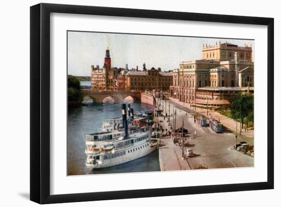 Royal Opera House, Stockholm, 20th Century-null-Framed Giclee Print