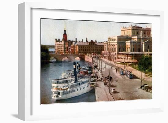 Royal Opera House, Stockholm, 20th Century-null-Framed Giclee Print