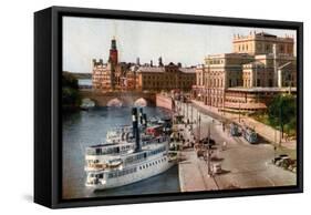 Royal Opera House, Stockholm, 20th Century-null-Framed Stretched Canvas