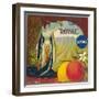 Royal Orange Label - Corona, CA-Lantern Press-Framed Art Print