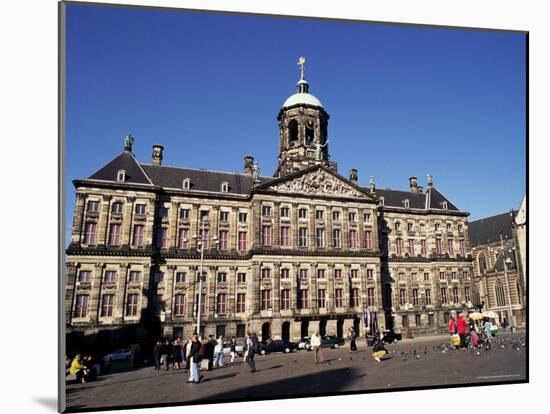 Royal Palace, Dam, Amsterdam, the Netherlands (Holland)-Sergio Pitamitz-Mounted Photographic Print