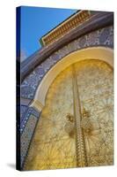 Royal Palace Door, Fes, Morocco, North Africa, Africa-Doug Pearson-Stretched Canvas