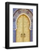 Royal Palace Door, Fes, Morocco, North Africa, Africa-Doug Pearson-Framed Photographic Print