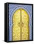 Royal Palace Door, Fes, Morocco-Doug Pearson-Framed Stretched Canvas
