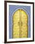 Royal Palace Door, Fes, Morocco-Doug Pearson-Framed Photographic Print