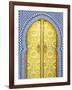 Royal Palace Door, Fes, Morocco-Doug Pearson-Framed Photographic Print