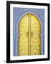 Royal Palace Door, Fes, Morocco-Doug Pearson-Framed Photographic Print