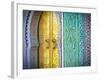 Royal Palace Door, Fes, Morocco-Doug Pearson-Framed Photographic Print