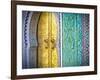 Royal Palace Door, Fes, Morocco-Doug Pearson-Framed Photographic Print