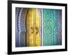 Royal Palace Door, Fes, Morocco-Doug Pearson-Framed Photographic Print