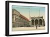 Royal Palace, Feldherrnhalle, Munich, Germany-null-Framed Premium Giclee Print