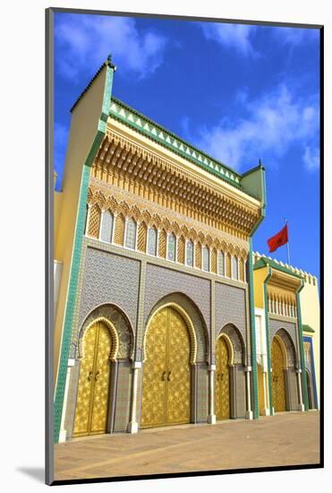 Royal Palace, Fez, Morocco, North Africa, Africa-Neil-Mounted Photographic Print