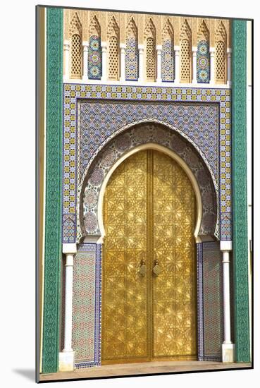 Royal Palace, Fez, Morocco, North Africa-Neil Farrin-Mounted Photographic Print