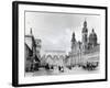 Royal Palace, Hall of Marshals and Church of the Theatines in Munich-Nicolas-marie-joseph Chapuy-Framed Giclee Print