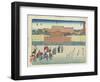 Royal Palace in Kyoto, 1837-1844-Utagawa Hiroshige-Framed Giclee Print