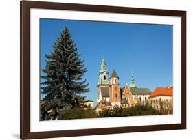 Royal Palace in Wawel in Krakow.-De Visu-Framed Photographic Print