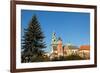 Royal Palace in Wawel in Krakow.-De Visu-Framed Photographic Print