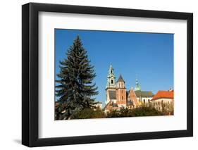 Royal Palace in Wawel in Krakow.-De Visu-Framed Photographic Print